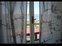 Apartmány Markas - pet friendly: A1 Bella vista 1 (4+1), A2 - Bella vista 2 (2+2) Rtina - Riviéra Zadar  - Apartmán - A1 Bella vista 1 (4+1): pohľad z okna