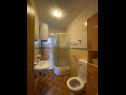 Apartmány Draga - comfortable & afordable: A1(2+2), A2(6), A3(2+2) Vir - Riviéra Zadar  - Apartmán - A2(6): kúpelňa s toaletou