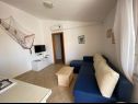 Apartmány Draga - comfortable & afordable: A1(2+2), A2(6), A3(2+2) Vir - Riviéra Zadar  - Apartmán - A3(2+2): obývačka