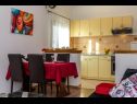 Apartmány Suza - relaxing & beautiful: A1(2+2), A2(4+2) Zadar - Riviéra Zadar  - Apartmán - A1(2+2): kuhyňa a jedáleň
